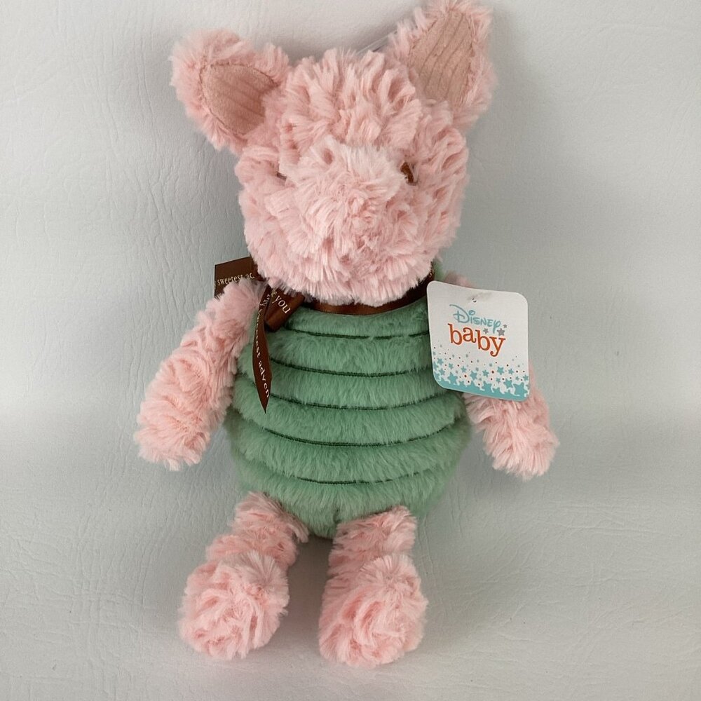 New Disney Winnie The Pooh Classic Piglet 11" Plush Stuffed Animal Toy Tags 2017